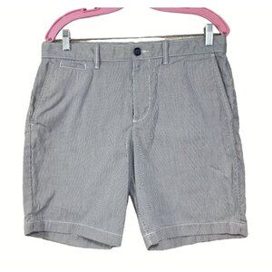 Original Penguin by Munsingwear Shorts 9" Oxford Men Sz 33 Blue Pin Stripe Golf